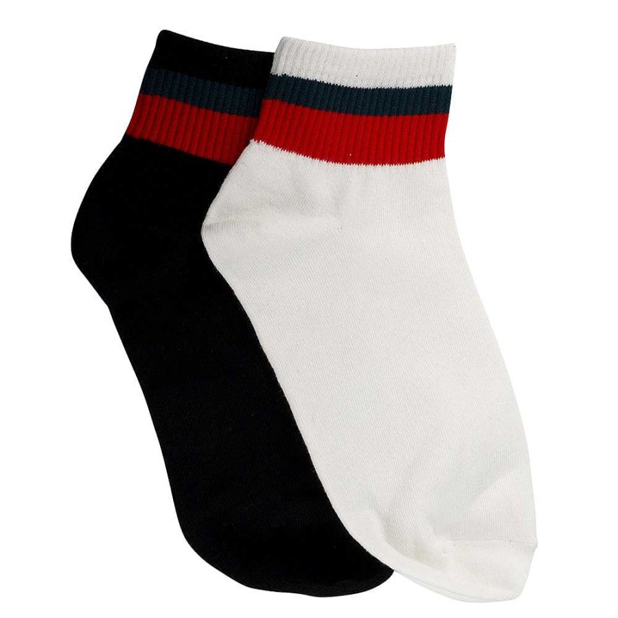 Luxe Trendy Socks Limlim | Short Stripe Socks