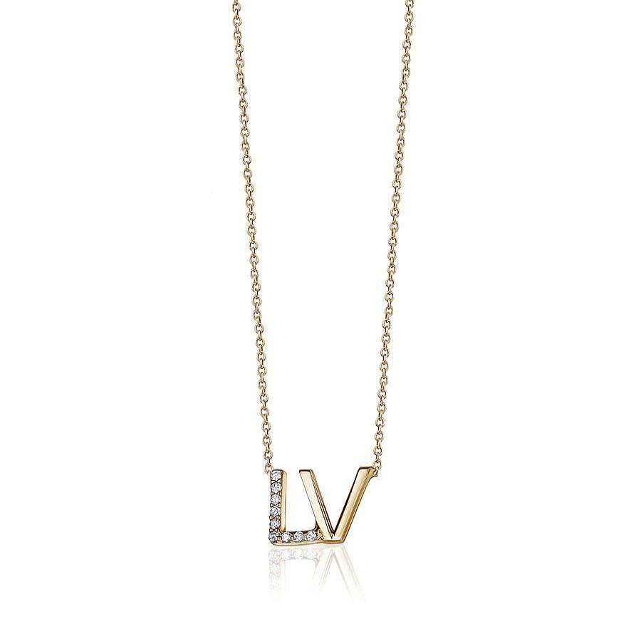 Jewelry Limlim | Initial Crystals Or Name Necklace