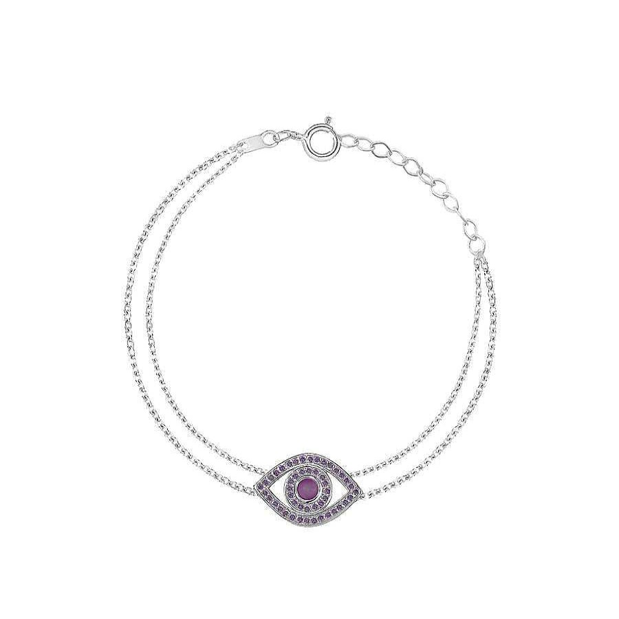 Jewelry Limlim | Eye On You Bracelet Amethyst