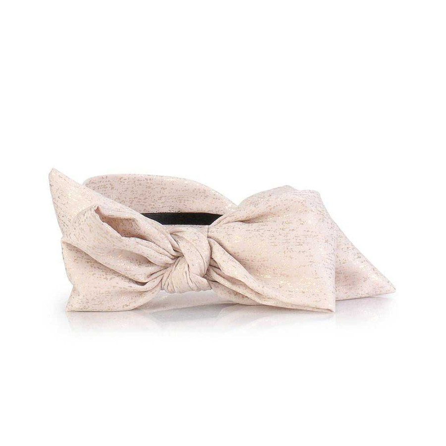 Hair Accessories Limlim | Gold Side Bow Hairband