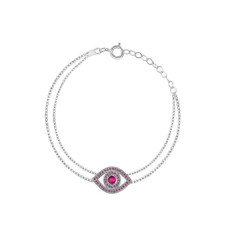 Jewelry Limlim | Eye On You Bracelet Fuscia