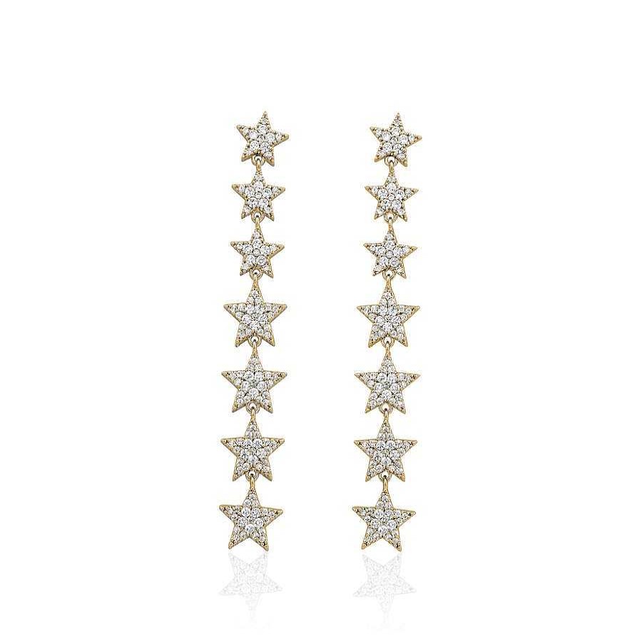 Jewelry Limlim | Dangling Pave Star Earrings