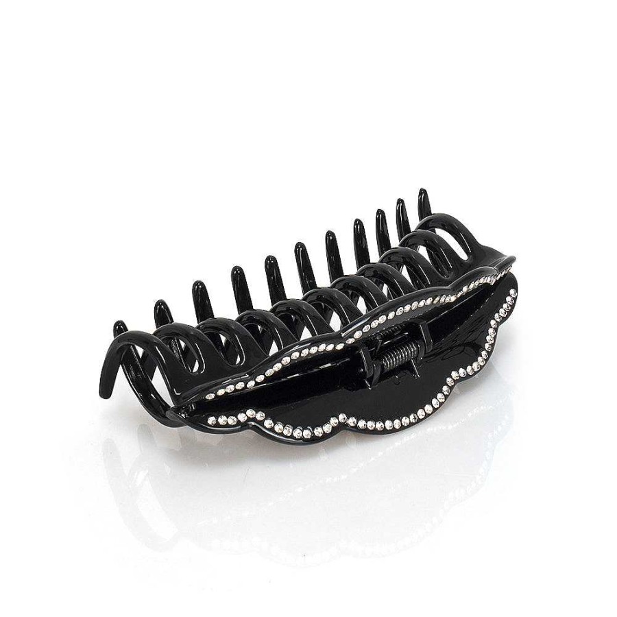 Hair Accessories Limlim | Xl Acrylic Crystal Outlined Claw