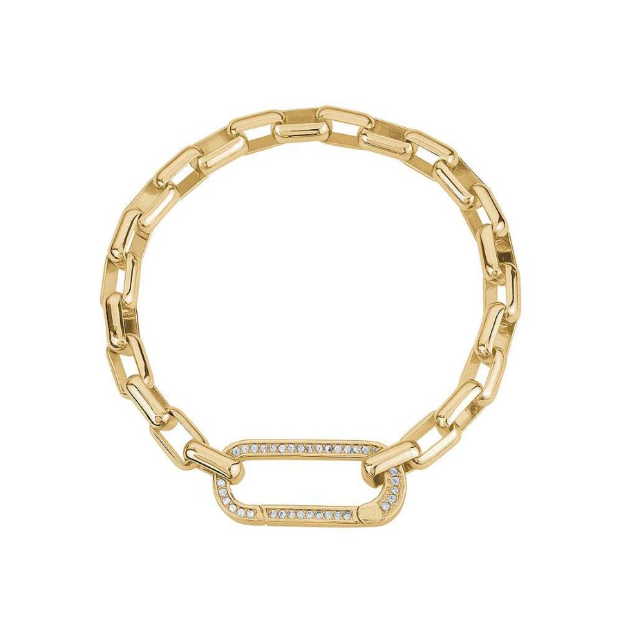 Jewelry Limlim | Box Chain Crystal Bracelet