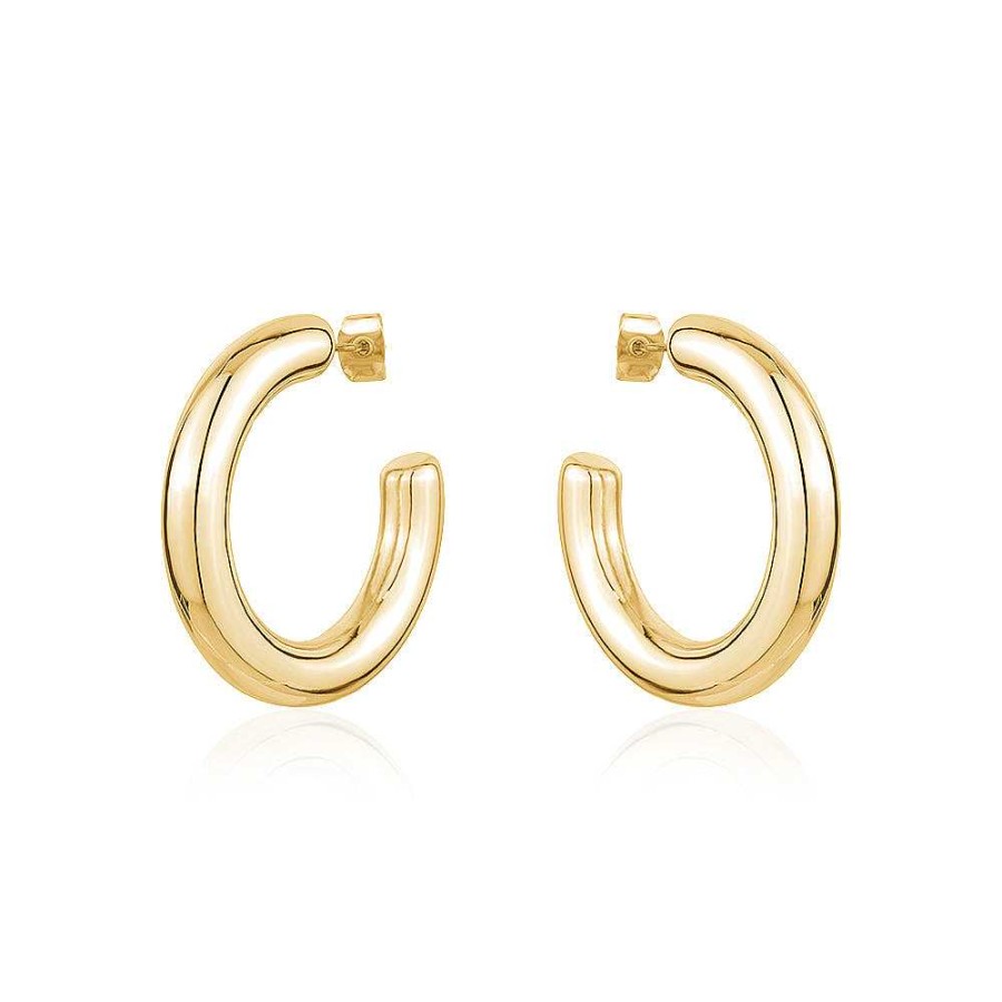 Jewelry Limlim | Light Tube Half Moon Hoops