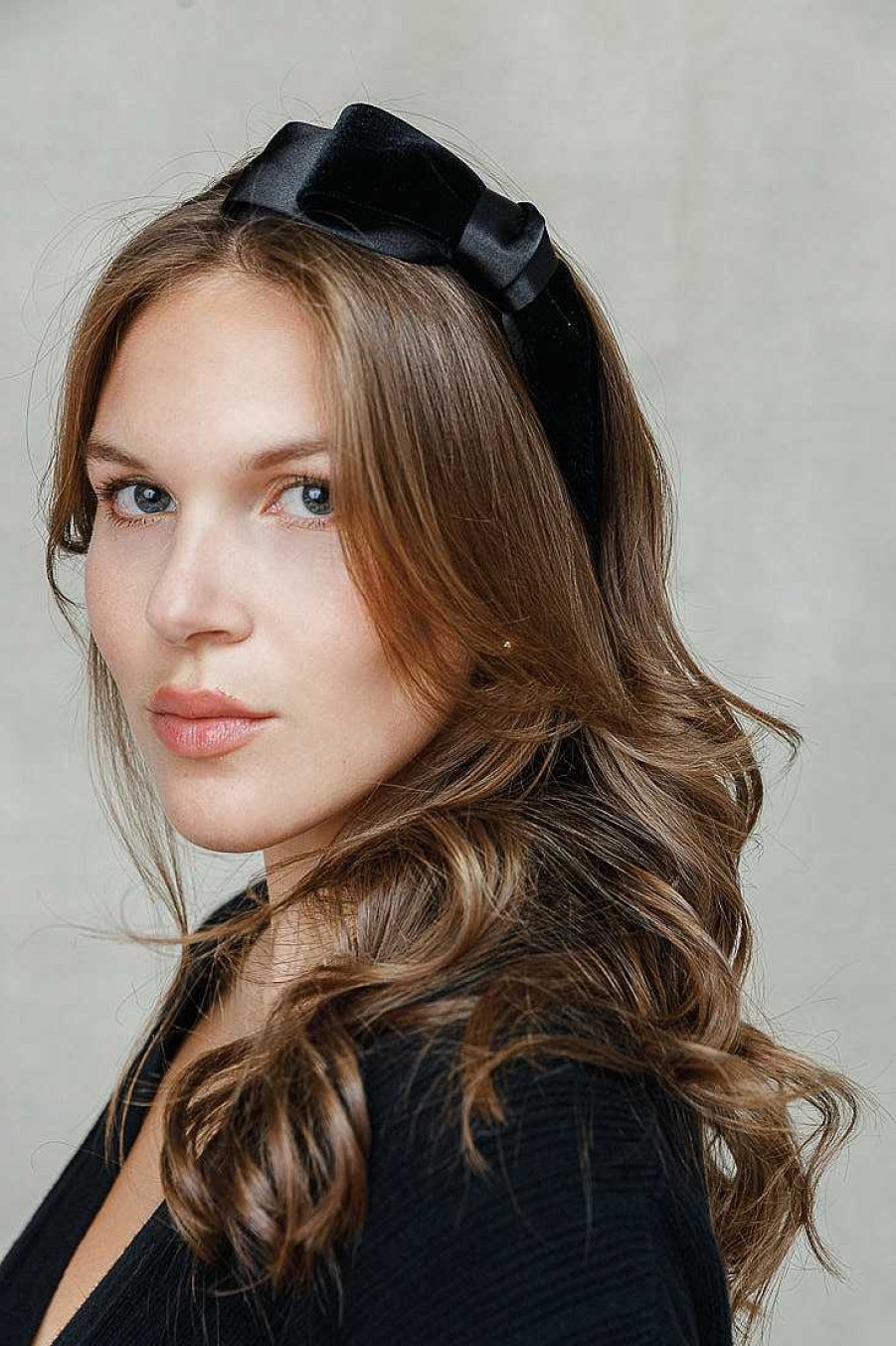 Hair Accessories Limlim | Luxe Velvet Bow Hairband