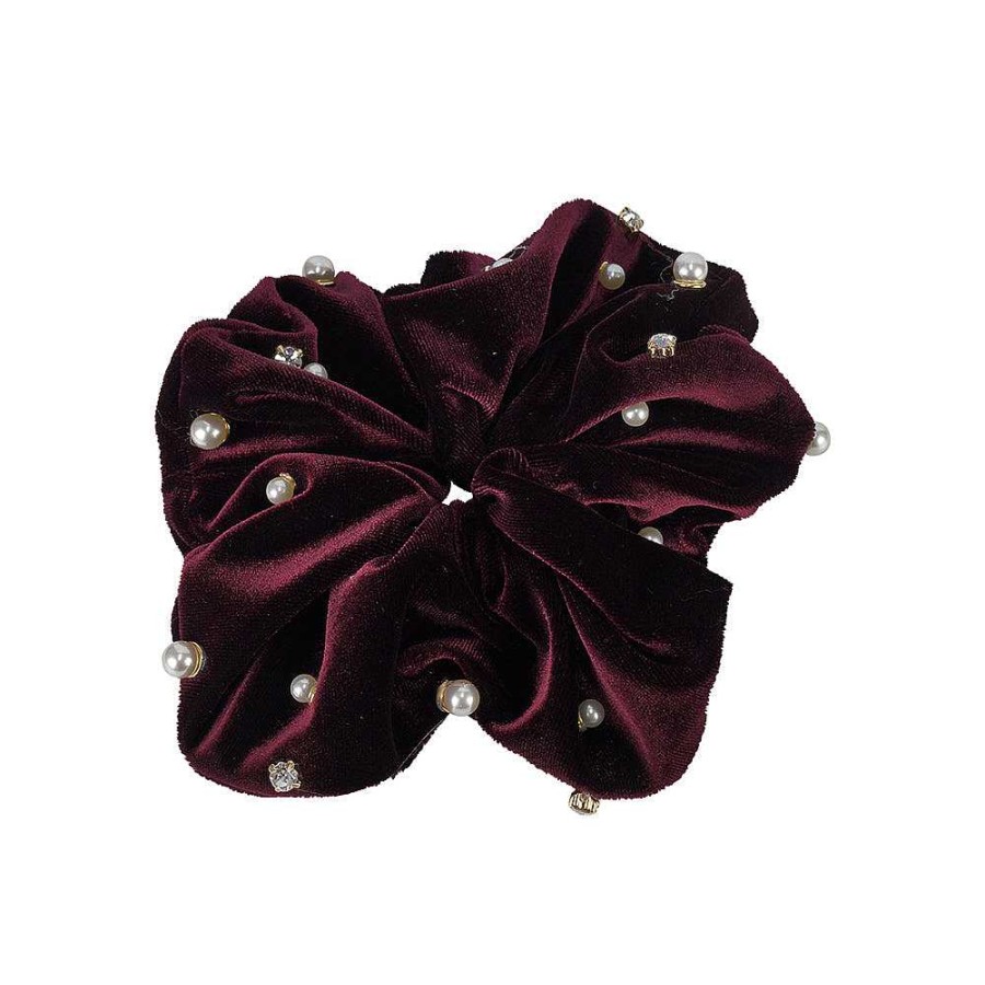 Hair Accessories Limlim | Velvet Pearl Luxe Scrunchies