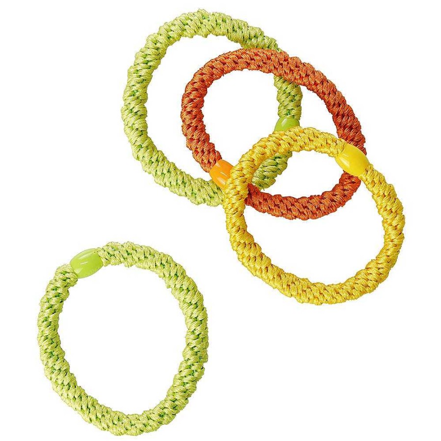 Hair Accessories Limlim | Braided Elastic Set Yellow Neon Set