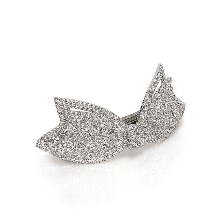 Hair Accessories Limlim | Bow Crystal Barrette