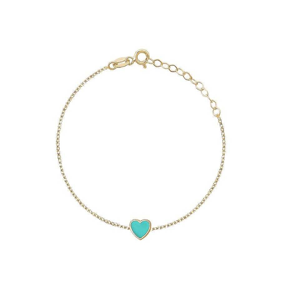 Jewelry Limlim | Single Enamel Heart Bracelet