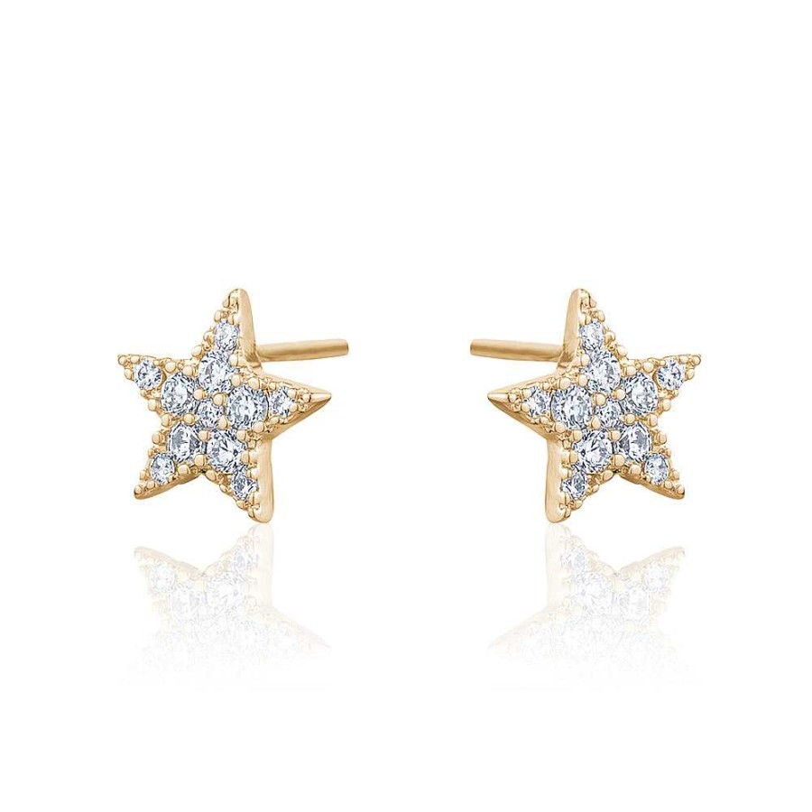 Jewelry Limlim | Star Pave Stud Earrings