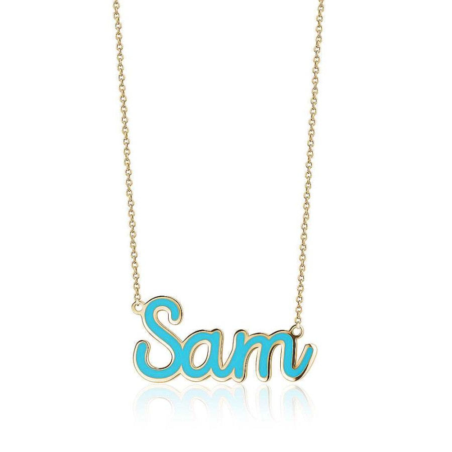 Jewelry Limlim | Personalized Enamel Necklace