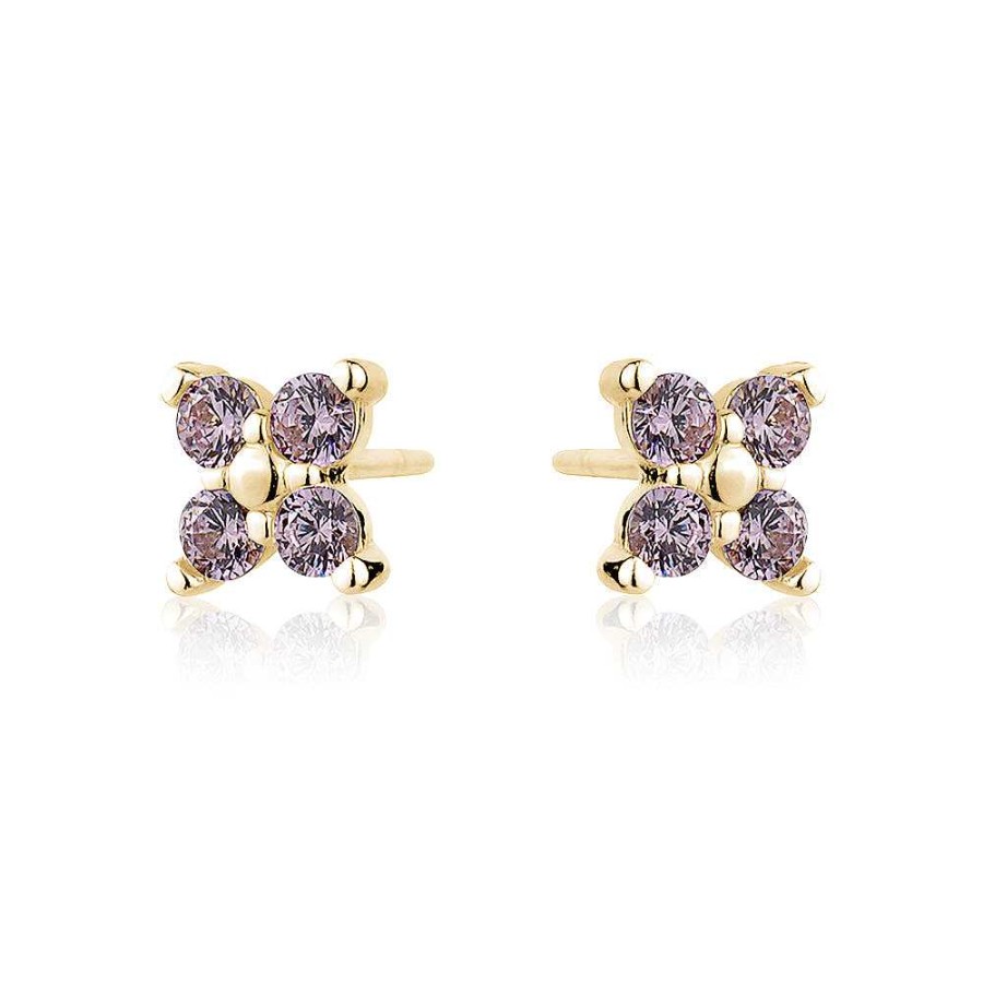 Jewelry Limlim | Mimi Flower Earrings Lilac