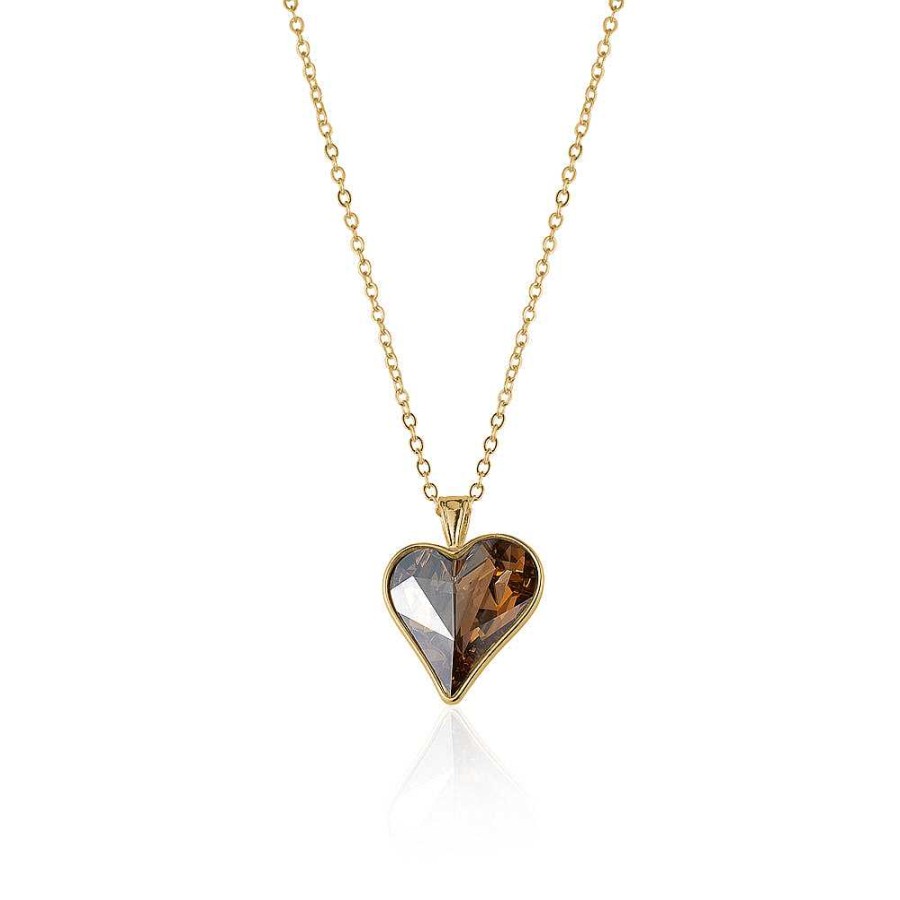 Jewelry Limlim | Austrian Crytal Heart Pendant