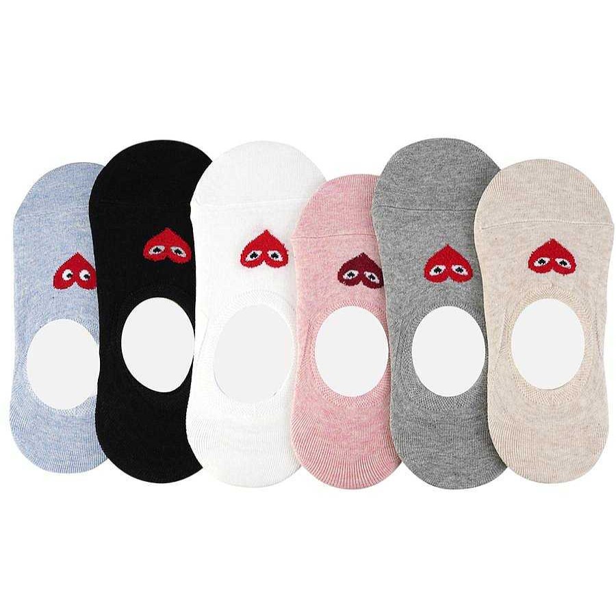 Luxe Trendy Socks Limlim | Eyes Heart You No Show Socks