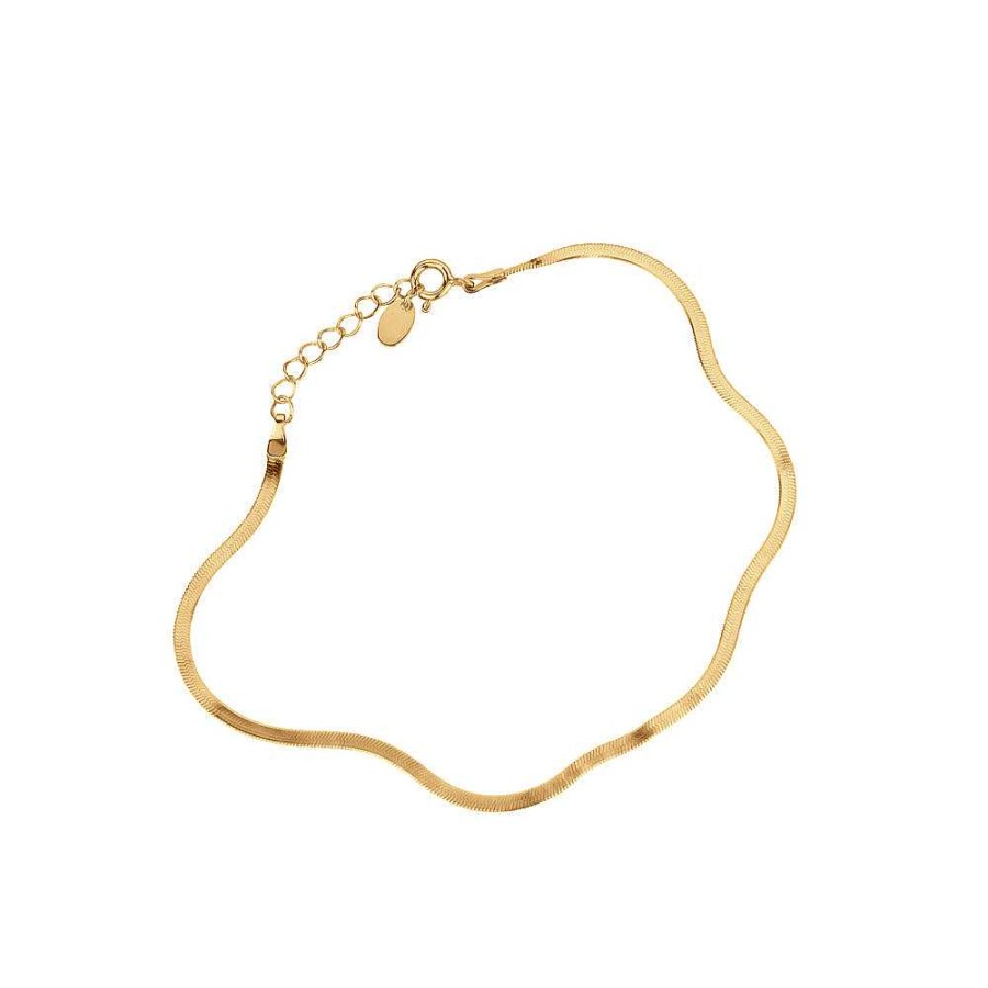 Jewelry Limlim | Herringbone Gold Anklet