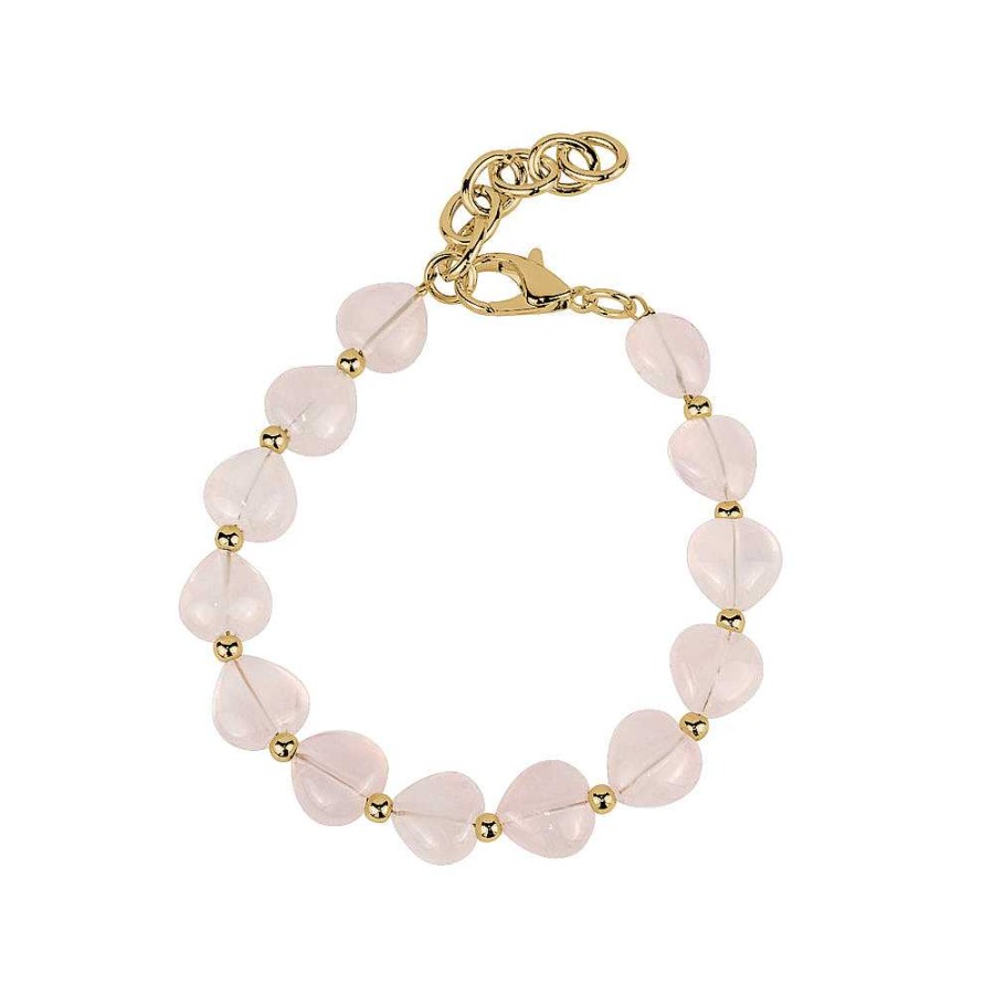 Jewelry Limlim | Rose Quartz Heart Bracelet