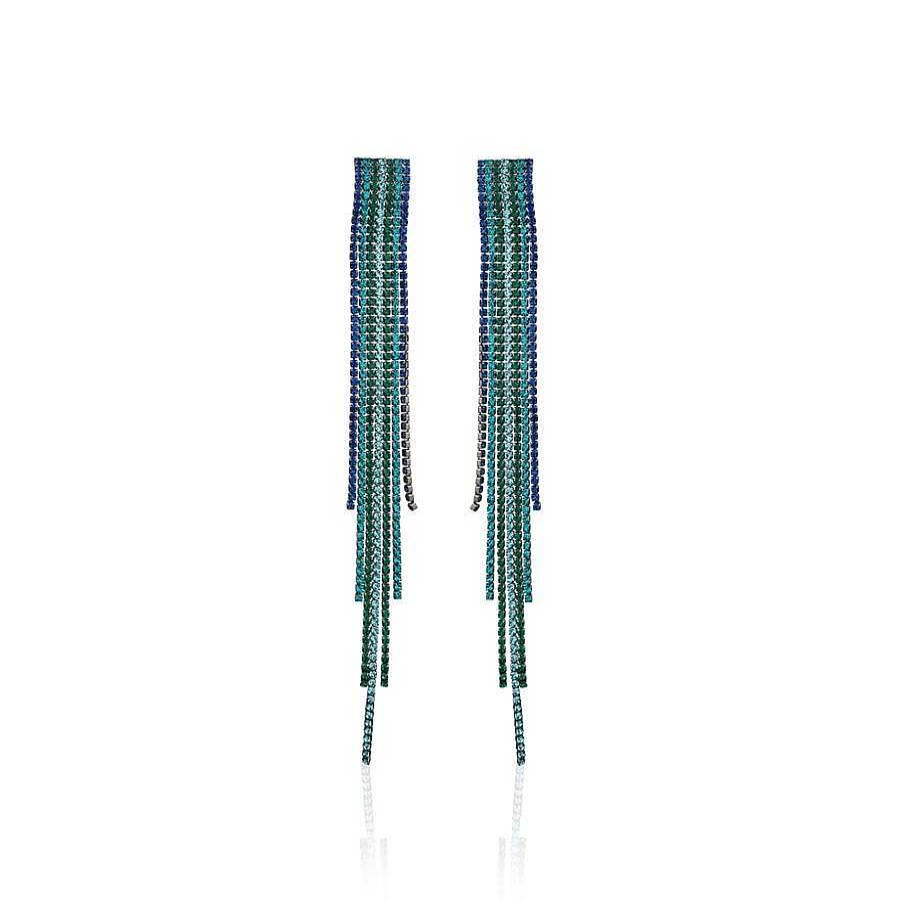 Jewelry Limlim | Multi Strand Crystal Earring