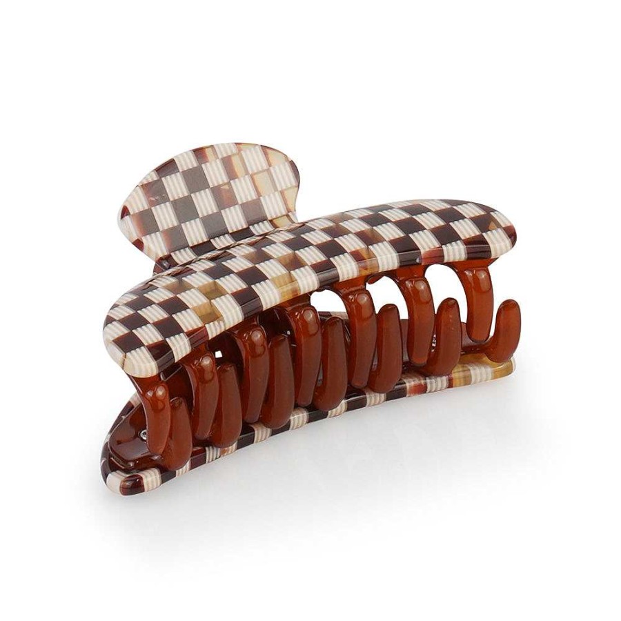 Hair Accessories Limlim | Luxe Checkered Claw