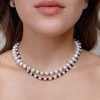 Jewelry Limlim | Black Beaded Fresh Water Pearl Necklace