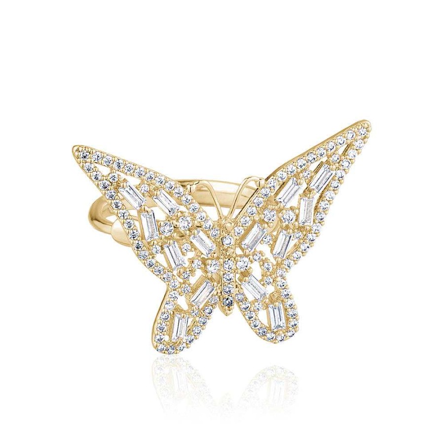 Jewelry Limlim | Baguette Butterfly Ring Large