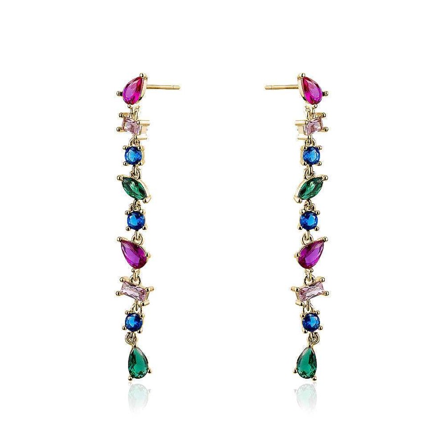 Jewelry Limlim | Crystal Colours Shaped Drop Earring