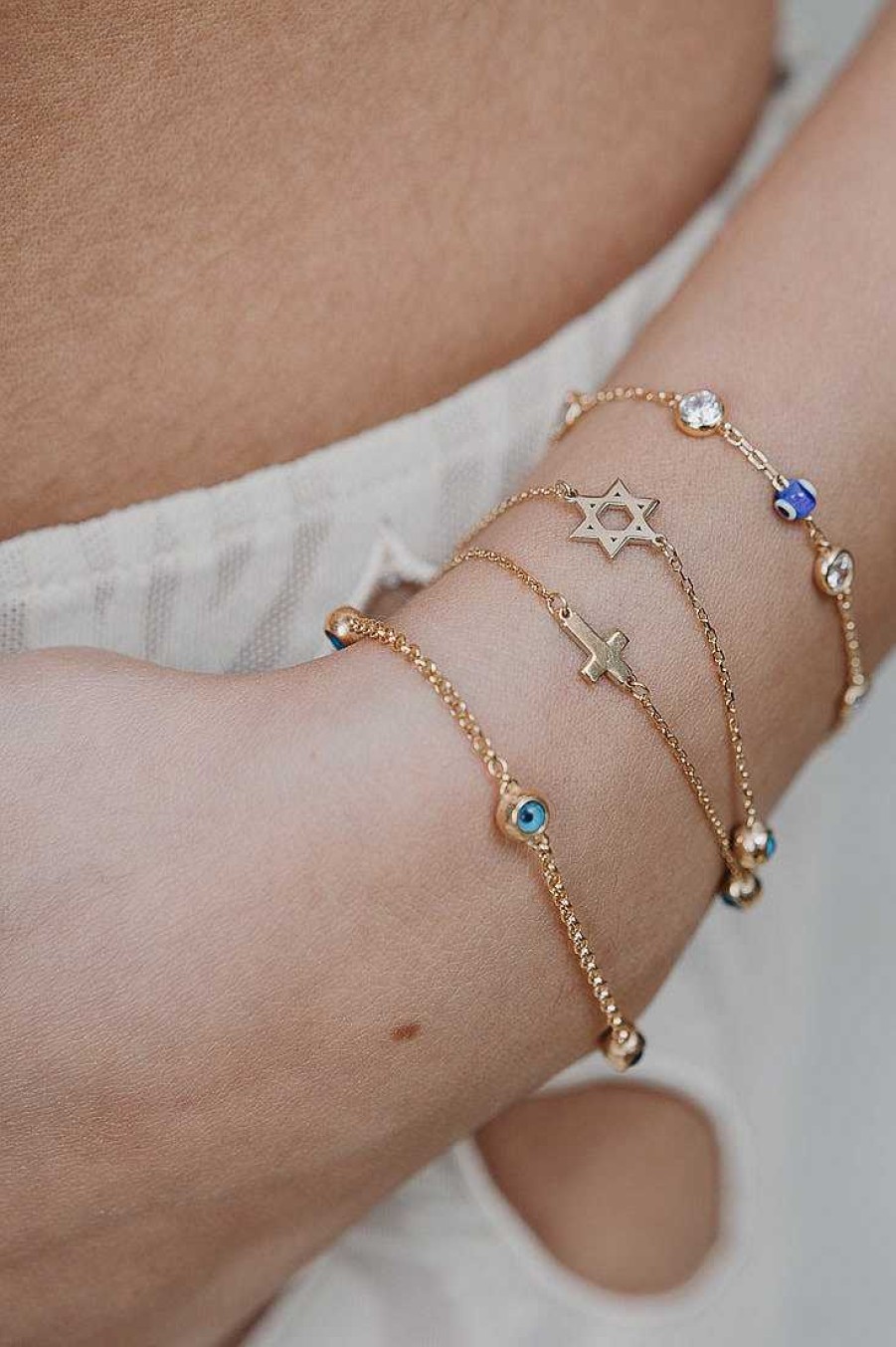 Jewelry Limlim | Evil Eye Crystal Bracelet