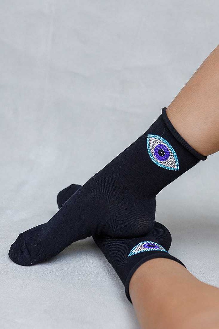 Luxe Trendy Socks Limlim | Evil Eye Socks