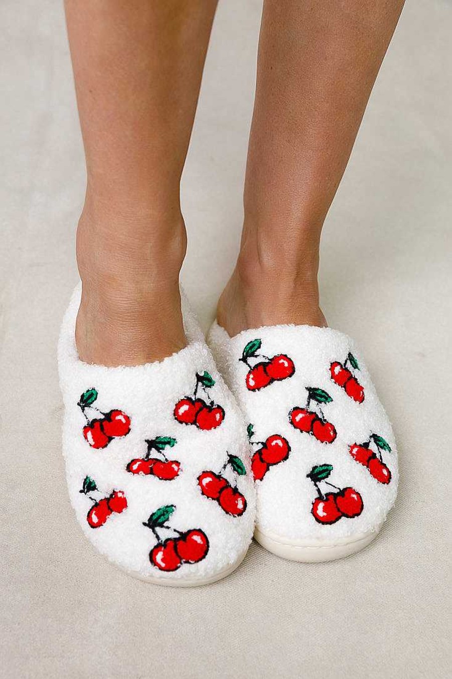 Slippers And Beanies Limlim | Cherry Slippers