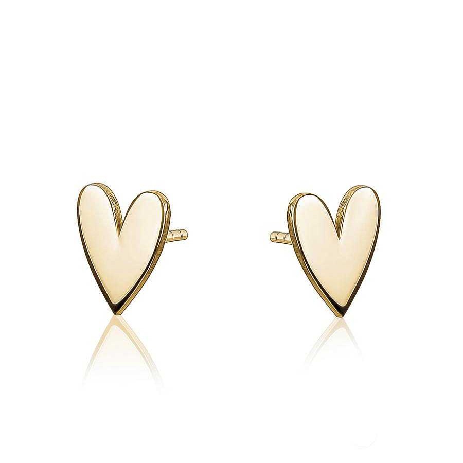 Jewelry Limlim | Small Side Hearts Stud