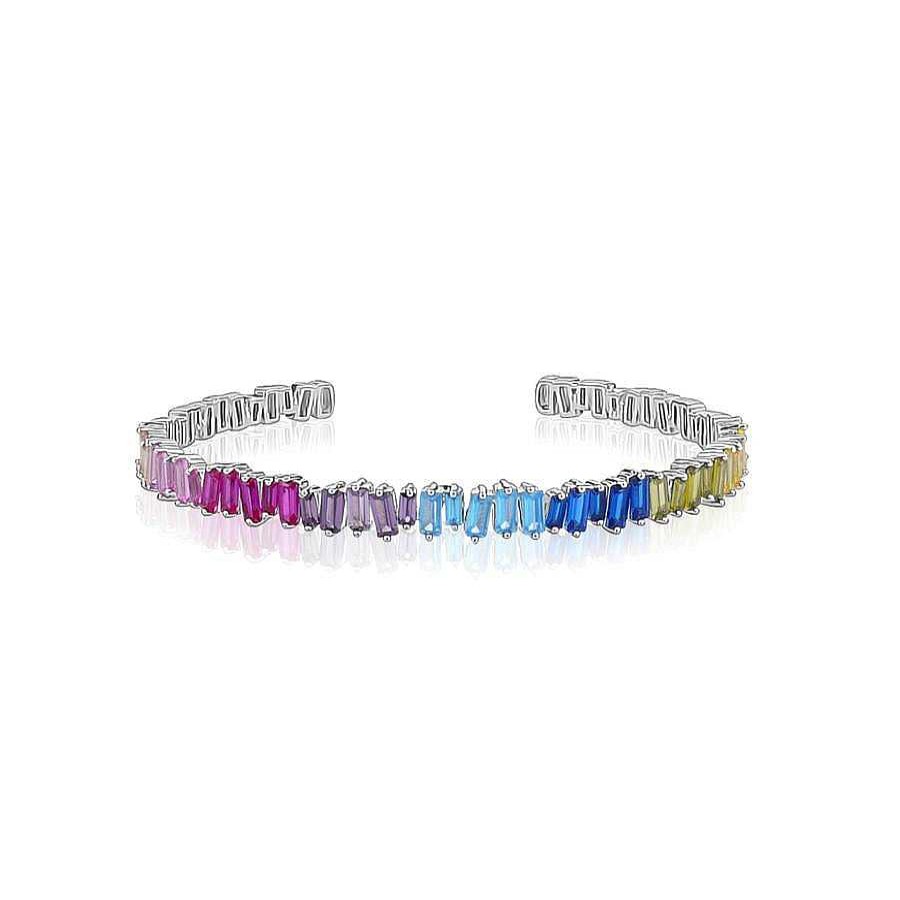 Jewelry Limlim | Rainbow Baguette Cuff