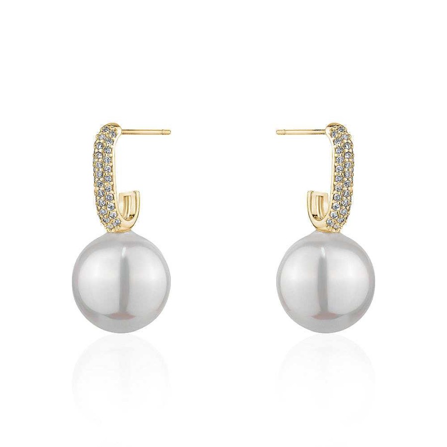 Jewelry Limlim | Pearl Pave Crystal Earrings