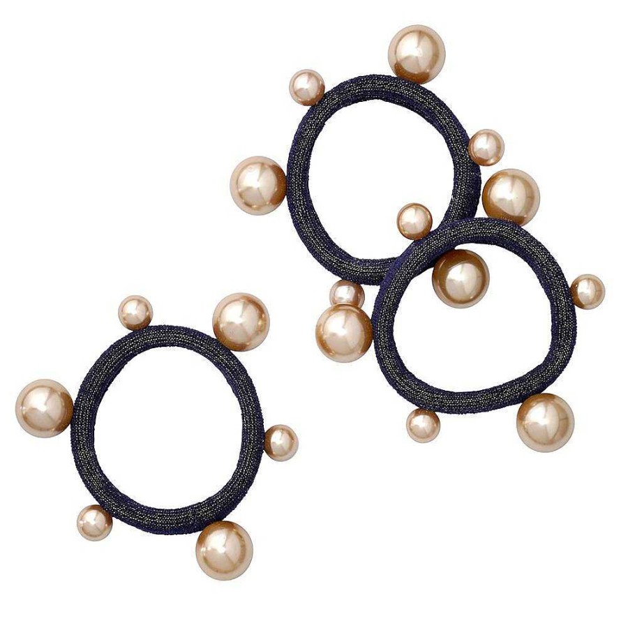 Hair Accessories Limlim | Four Pack Golden Pearls