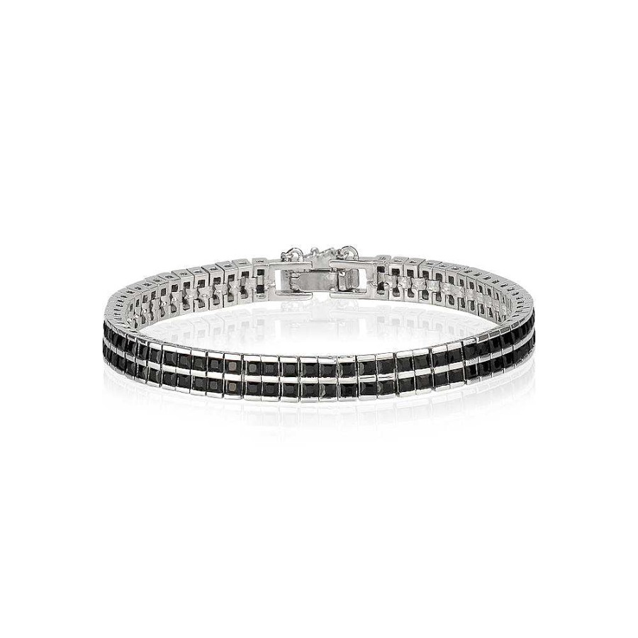 Jewelry Limlim | Black Tennis Crystal Bracelet