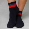 Luxe Trendy Socks Limlim | Short Stripe Socks