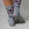 Luxe Trendy Socks Limlim | Butterfly Rib Socks