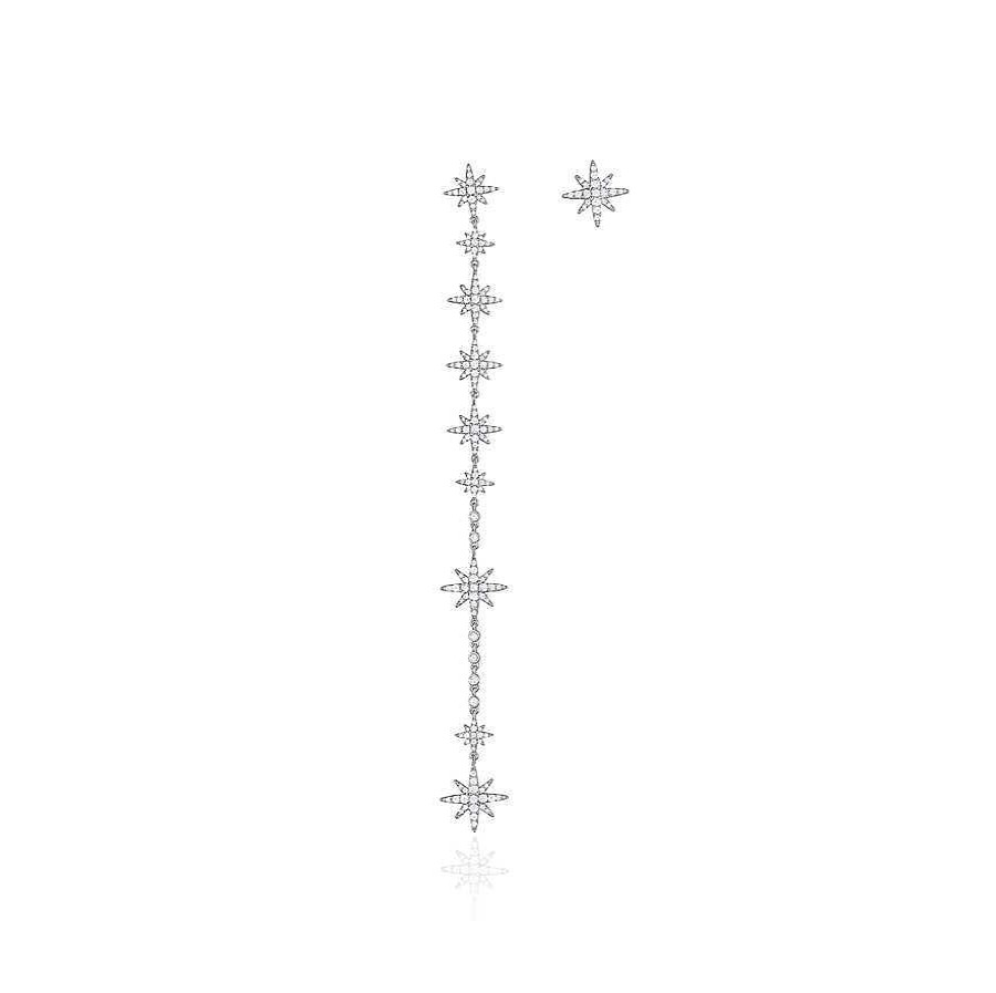 Jewelry Limlim | Long Short Crystal Snowflakes