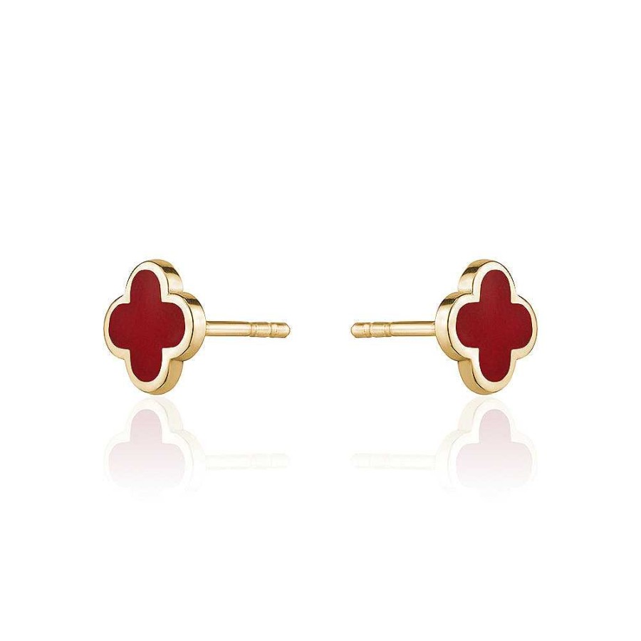 Jewelry Limlim | Clover Enamel Earrings