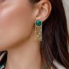 Jewelry Limlim | Malachite By The Yeard Earrings