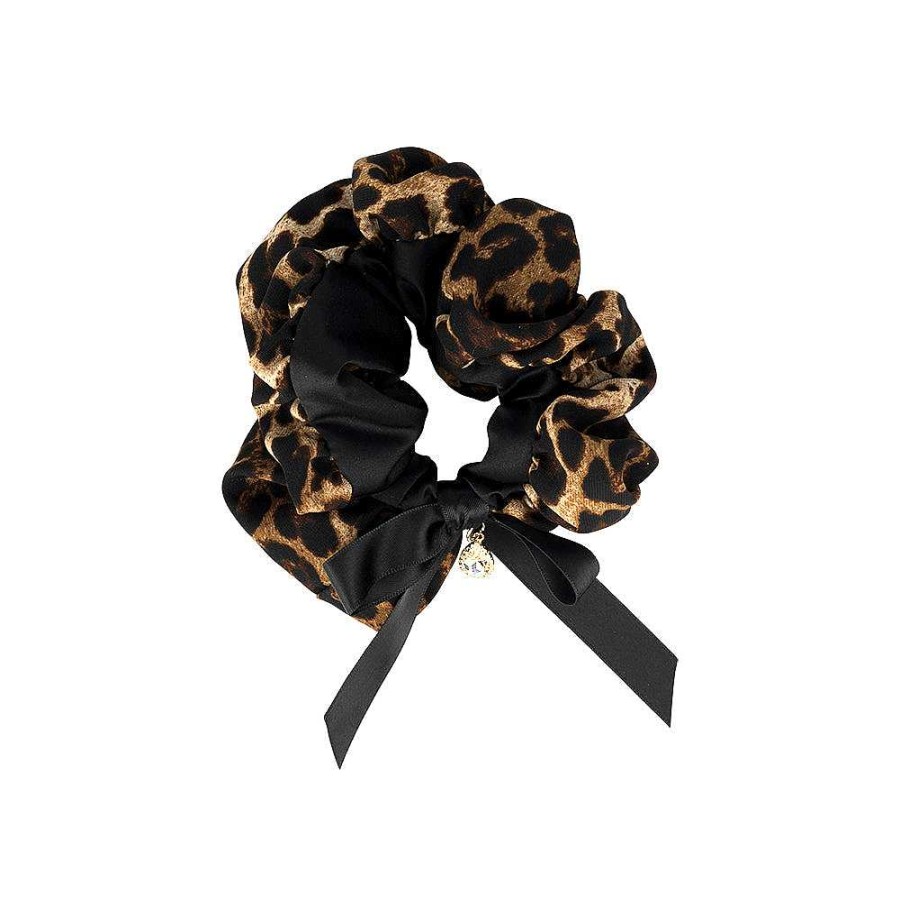 Hair Accessories Limlim | Bow Scruncies Leopard