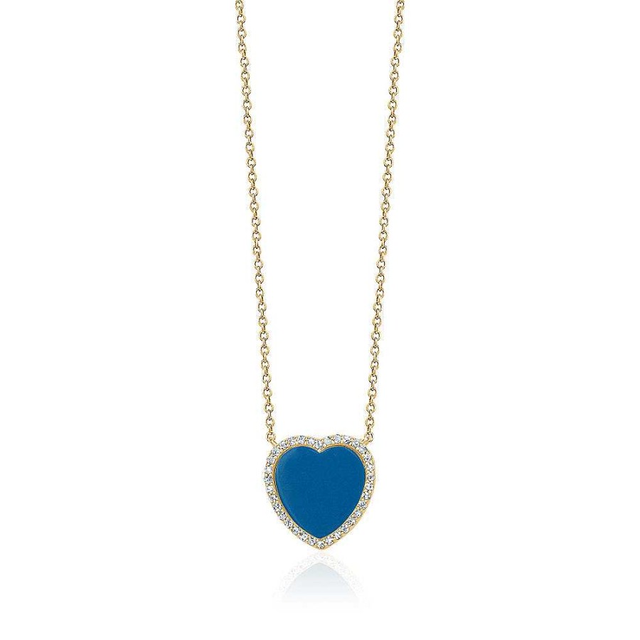 Kgmtl Limlim | Enamel Heart Necklaces