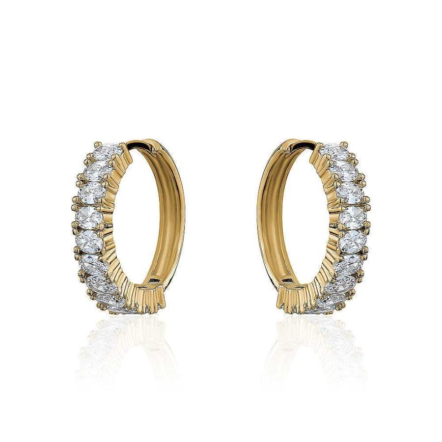 Jewelry Limlim | Baguette Hoop Earrings