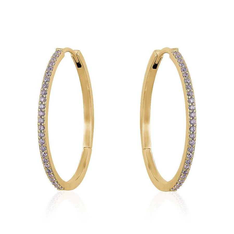 Jewelry Limlim | Thinnest Pave Hoop