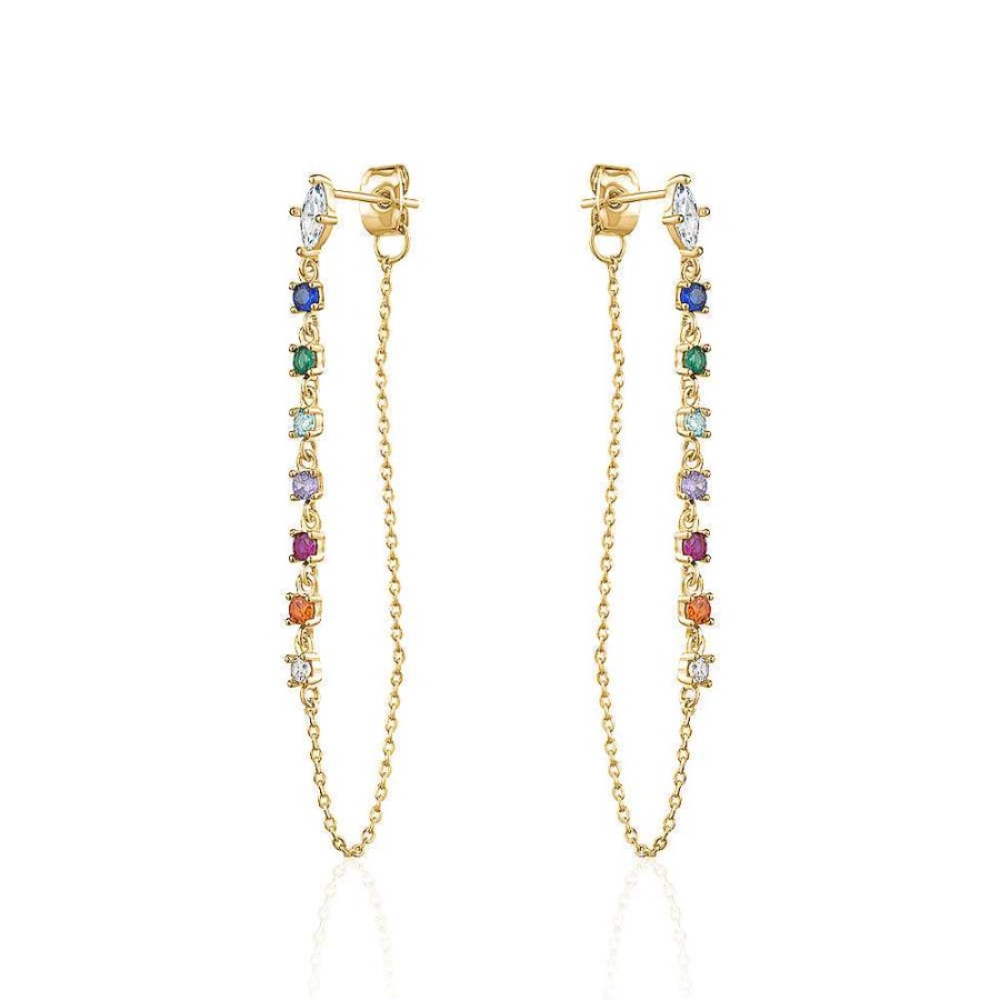 Jewelry Limlim | Chain Earrings Crystal