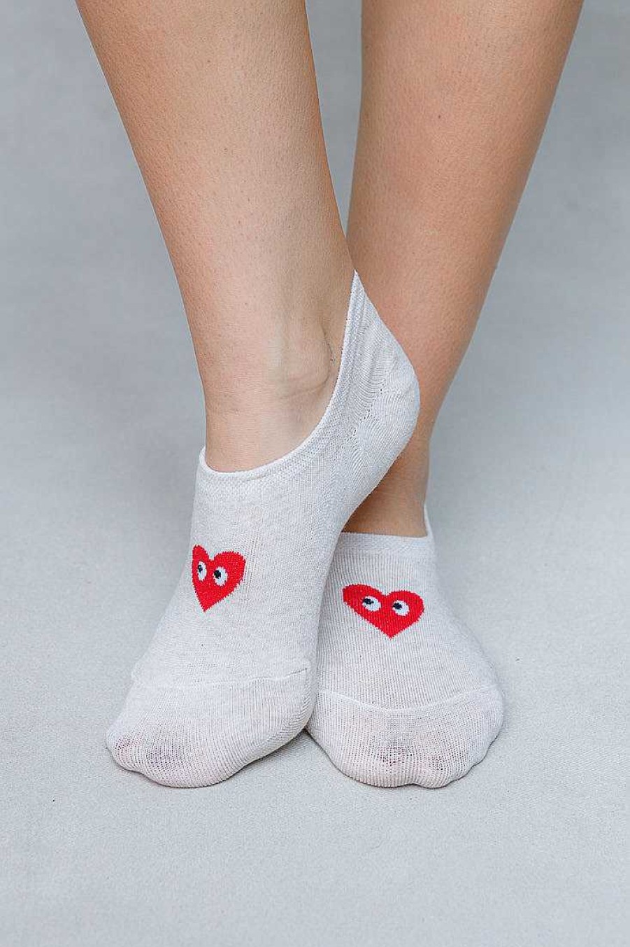 Luxe Trendy Socks Limlim | Eyes Heart You No Show Socks