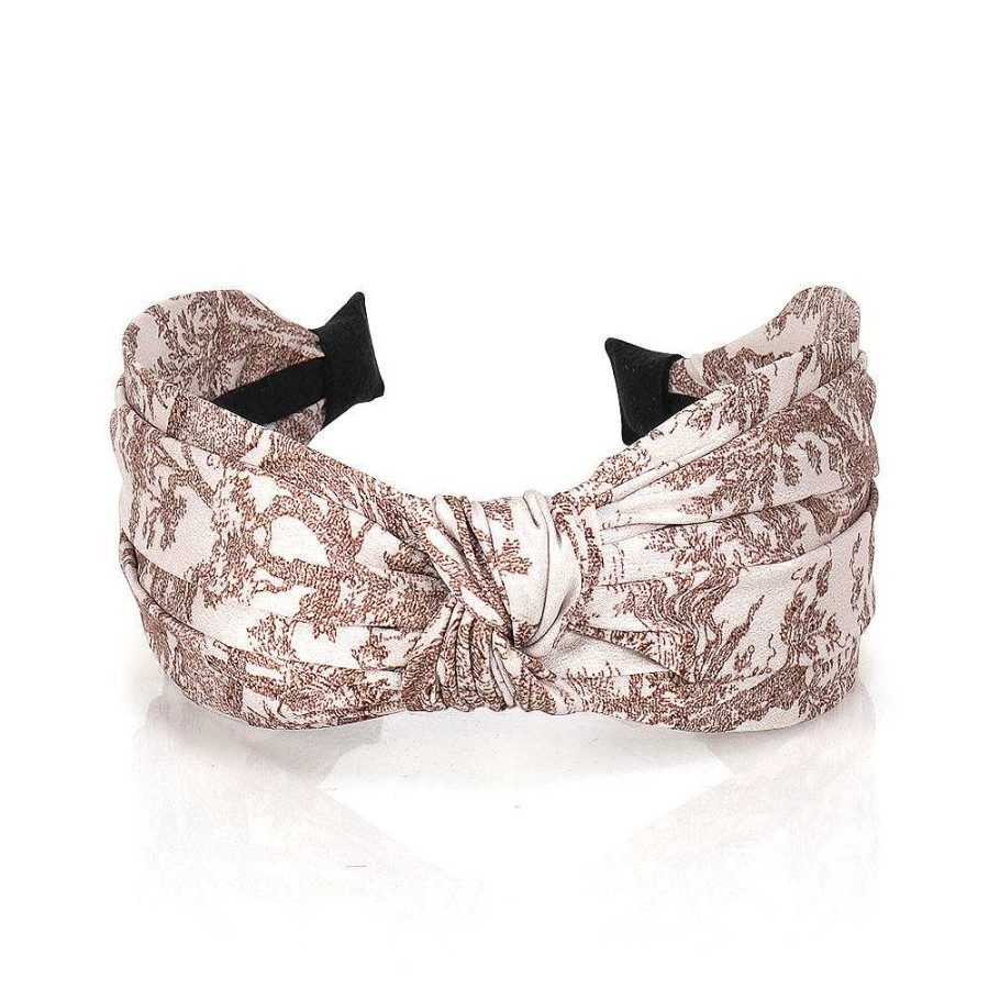 Hair Accessories Limlim | Satin Motif Top Knot Hairband