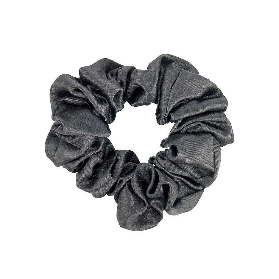 Hair Accessories Limlim | Small Satin Scrunchies Set Of Assorted Colours