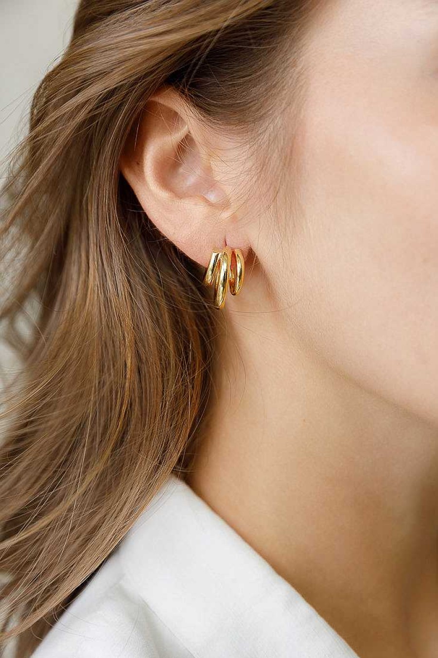 Jewelry Limlim | Three Tier Bold Earrings