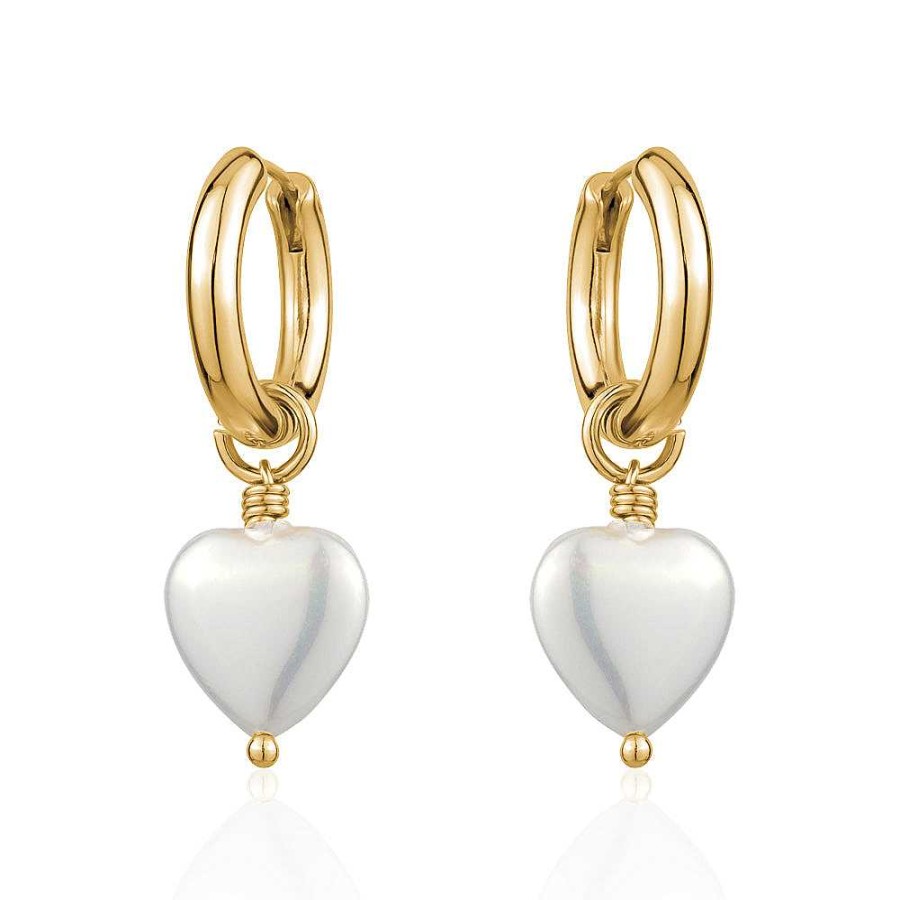 Jewelry Limlim | Heart Hoop Earrings