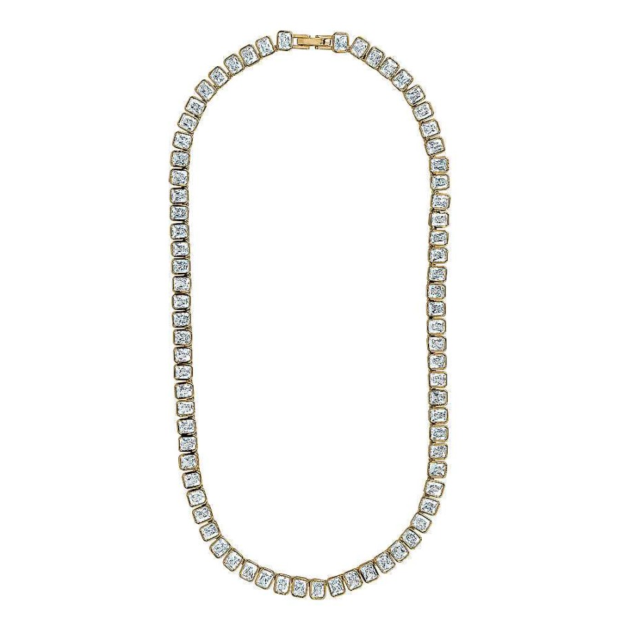 Kgmtl Limlim | Emerald Cut Tennis Necklace